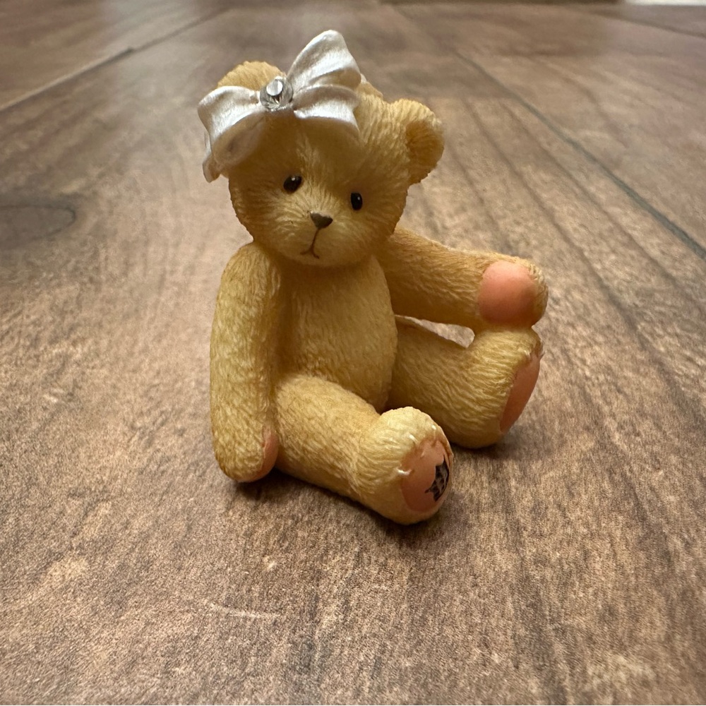 Cherished Teddies April birthstone bear from Avon